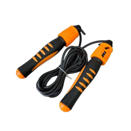 Швидкісна скакалка з лічильником black-orange 2,8 м
