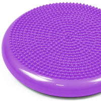 Балансировочная подушка для йоги SportReal Фиолетовая