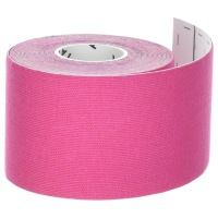 Кинезио тейп в рулоне 5см х 5м (Kinesio tape) эластичный пластырь, Pink