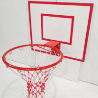 Игровой баскетбольный щит ВF 60x50 см с кольцом №7 -45 и сеткой 