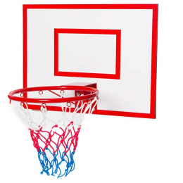 Игровой баскетбольный щит ВF 60x50 см с кольцом №7 -45 и сеткой 