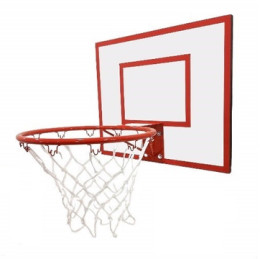 Баскетбольный щит BF 100x80 см с кольцом №7 и белой сеткой