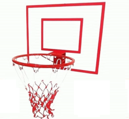 Баскетбольный щит BF 100x80 см с кольцом №7 и сеткой