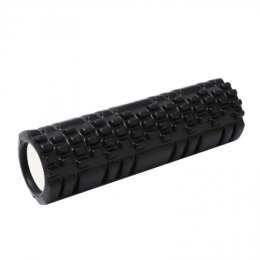 Массажный валик (ролл) MINI для йоги Черный