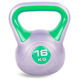 Пластиковая гиря для crossfit насипная 16 кг