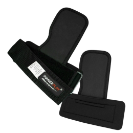 Атлетические лямки для тяги PowerPlay Black