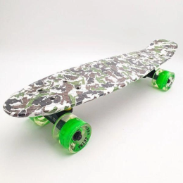 Детский пенниборд Penny Zetra - 04PB Green camouflage