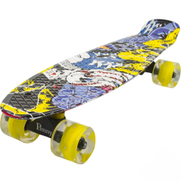 Детский пенниборд Penny Zetra - 02PB Skull and clown