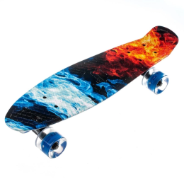 Детский пенниборд Penny Zetra - 01PB Fire and Ice 
