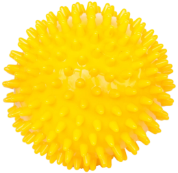 Массажный мяч d=6 см  SportReal Yellow