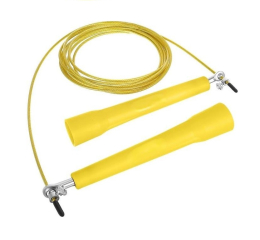 Скакалка швидкісна для кросфіту Bax Yellow (151232)