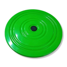 Гімнастичний металевий диск здоров'я Грація 5027 салатово-зелений