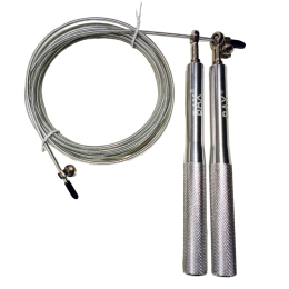 Скакалка швидкісна металева Bax 3 м Silver сірий (151228)