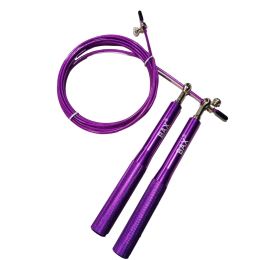 Скакалка швидкісна металева Bax 3 м Violet фіолетовий (151228)