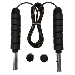 Швидкісна скакалка з великим утяжелювачем BAX SB-1 BLACK чорний (151211)