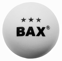М'яч для настільного тенісу Bax 3* 1 шт. White (151300)