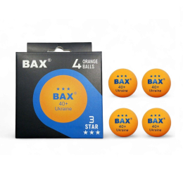 М'ячі для настільного тенісу Bax* 3 4 шт. помаранчевий (151314)