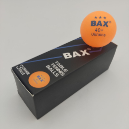 М'ячі для настільного тенісу Bax 3* 3 шт.  помаранчевий (151315)