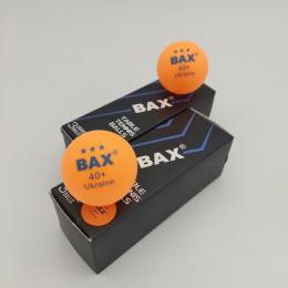 М'ячі для настільного тенісу Bax 3* 6 шт. помаранчевий (151315)