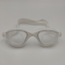 Окуляри для плавання дорослі білі BAX 160516