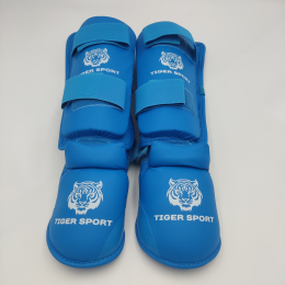 Захист голені та стопи вініл TigerSport L сині SB 151506