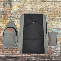 Рюкзак міський 3 в 1 Bax Сірий (160220 )