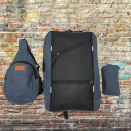 Рюкзак міський 3 в 1 Bax Синій (160220 )