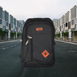 Рюкзак міський на застібці Bax помаранчевий (160218 )