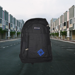 Рюкзак міський на застібці Bax синій (160218 )